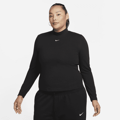 Raadplegen Nuttig Welvarend Nike Sportswear Essential Women's Long-Sleeve Mock-Neck Top (Plus Size).  Nike.com