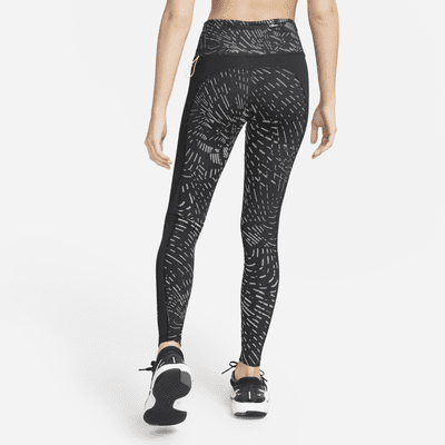 Leggings de running con estampado reflejante para mujer Nike Run Division Fast