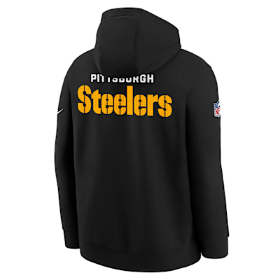 Pittsburgh Steelers Sideline Club Big Kids' Nike NFL Pullover Hoodie