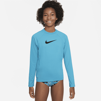 Nike Swoosh Big Kids' (Girls') Long-Sleeve Hydroguard. Nike.com