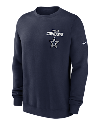 Мужские  Dallas Cowboys Draw Block Club Nike NFL Pullover Crew