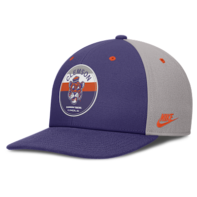 Clemson Athletic Prep Pro Men's Nike Dri-FIT College Adjustable Hat