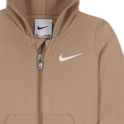 Nike Essentials Baby (0-9M) Hooded Coverall. Nike.com