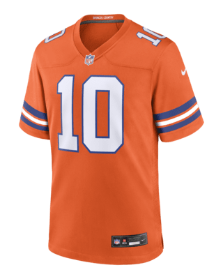 Мужские джерси Bo Nix Denver Broncos Nike NFL Game Jersey