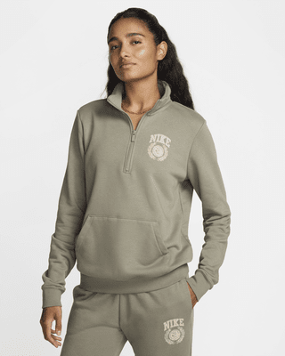 Женские  Nike Sportswear Club Fleece 1/4-Zip Top