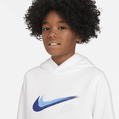 Nike Sportswear Older Kids' (Boys') Fleece Pullover Graphic Hoodie