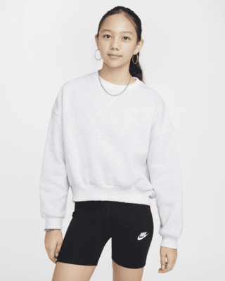 Детский свитшот Nike Sportswear Club Fleece Girls' Boxy Crew-Neck