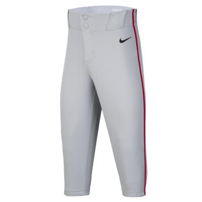 Pants de béisbol entubados de cintura alta para niños talla grande Nike Vapor Select 2