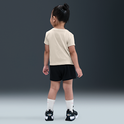 Nike Toddler Wild Flower T-Shirt and Mesh Shorts Set