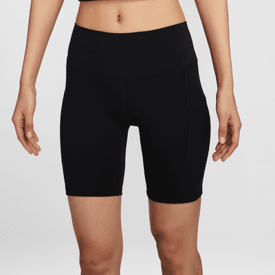 Nike One Women's High-Waisted 20.5cm (approx.) Biker Shorts with Pockets