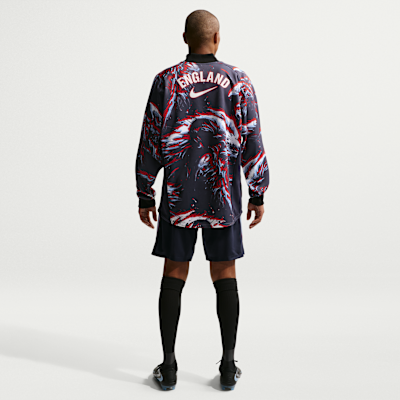 Nike İngiltere Strike Nike Dri-FIT Örgü Erkek Futbol Şortu görsel 5