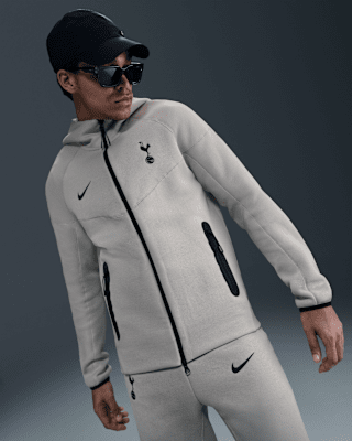 Мужское худи Tottenham Hotspur Tech Windrunner Nike Soccer Fleece Full-Zip Hoodie для бега