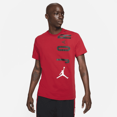 Nike air jordan t shirt red Clearance