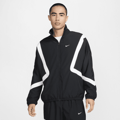 เสื้อแจ็คเก็ตบาสเก็ตบอลแบบทอผู้ชาย Nike Icon