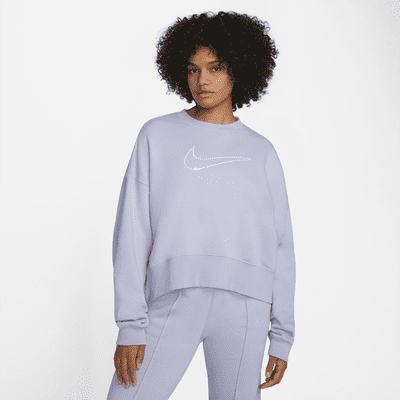 Fleece Metallic Sweatshirt. Nike LU