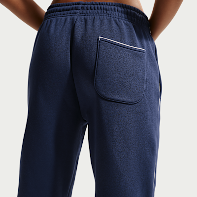 Pants con gráfico de tiro alto oversized para mujer Nike Sportswear Phoenix Fleece