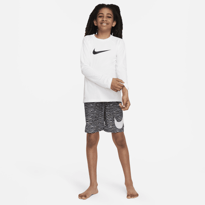 Playera de manga larga Hydroguard para niño talla grande Nike Swim