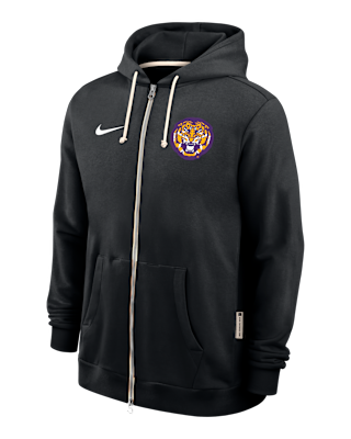 Мужское худи LSU Sideline Nike Dri-FIT College Full-Zip Hoodie