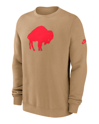 Мужские  Buffalo Bills Swing Pass Rewind Club Nike NFL Pullover Crew