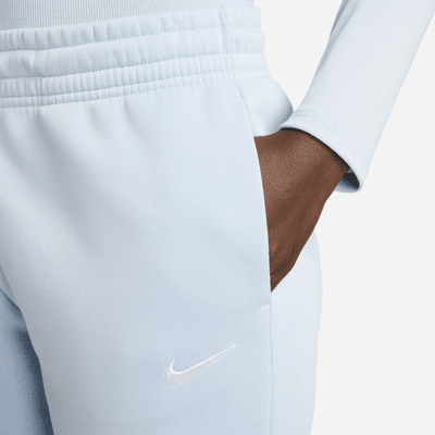 Pants de entrenamiento de tiro medio para mujer Nike Sportswear Phoenix Fleece