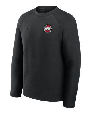 Мужские  Ohio State Tech Fleece Nike College Pullover Crew