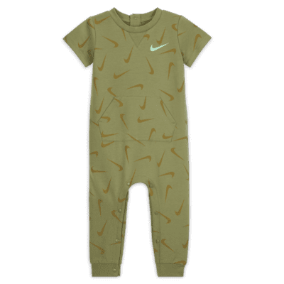 Nike Baby (12-24M) Printed Short Sleeve Coverall