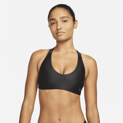 Top de bikini con espalda en Y Nike Hydralock Fusion para mujer