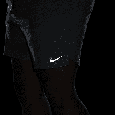 Nike Stride Dri-FIT hardloopshorts met binnenbroek voor heren (18 cm)