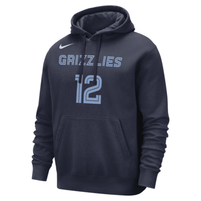 Memphis Grizzlies Club Men's Nike NBA Pullover Hoodie. Nike AT