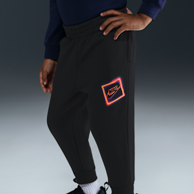 Pants de tejido Fleece infantiles Nike Glow With Me
