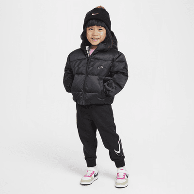 Nike Toddler Jacquard Hazard Stripe Puffer Jacket