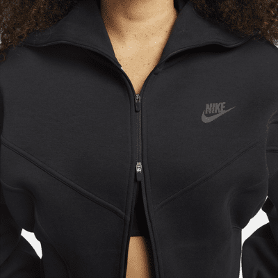 Chamarra de entrenamiento holgada de cierre completo para mujer Nike Sportswear Tech Fleece