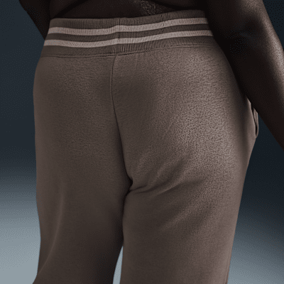 Nike Sportswear Phoenix Fleece Pants con gráfico de tiro alto y pierna amplia para mujer (talla grande)