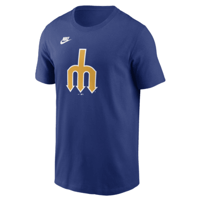 Мужская футболка Seattle Mariners Cooperstown Logo