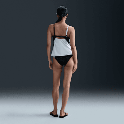 Natación Nike Tankini con cuello en V para mujer