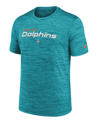 Nike Men's Dri-Fit Sideline Velocity (NFL Miami Dolphins) Long-Sleeve T-Shirt in Green, Size: 3XL | 00KX3GT9P-078