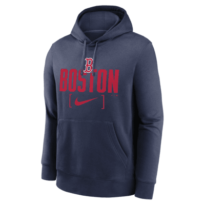 Boston Red Sox Club Slack Men's Nike MLB Pullover Hoodie