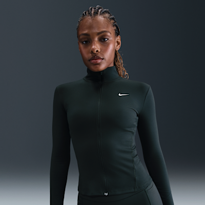 Veste à zip Dri-FIT Nike One Fitted pour femme