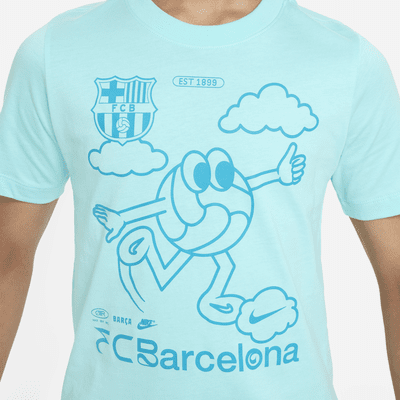 F.C. Barcelona Air Older Kids' Nike Football T-Shirt. Nike CZ
