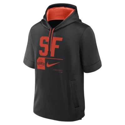 San Francisco Giants Tri Code Lockup Men's Nike MLB Short-Sleeve Pullover Hoodie