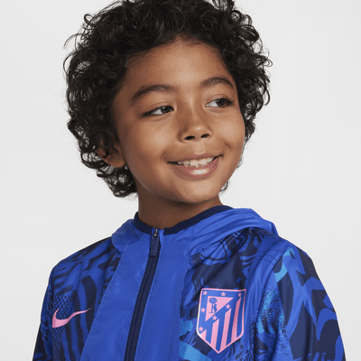 Atlético Madrid Amplify Windrunner Third Older Kids' (Boys') Nike Football Anorak Jacket