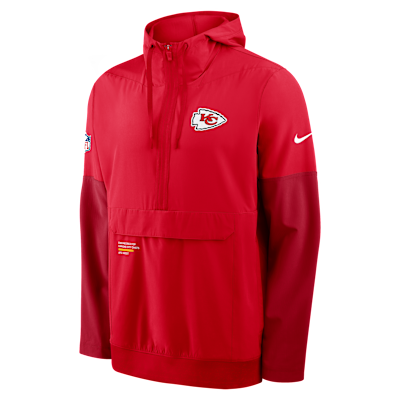 Kansas City Chiefs Well Rounded Anorak Men's Nike NFL 1/2-Zip Hooded Jacket