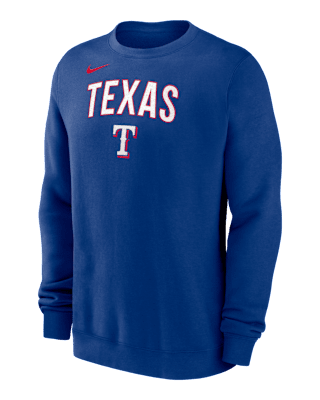 Мужские  Texas Rangers Nike MLB Pullover Crew