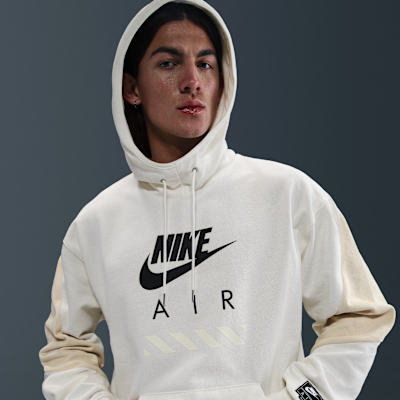 Sudadera con gorro sin cierre de tejido Fleece para hombre Nike Air