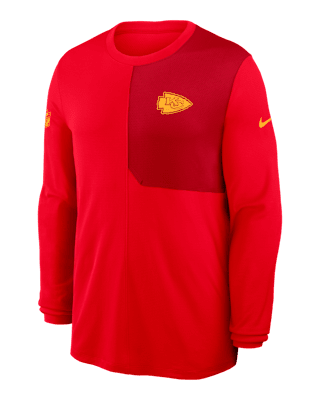 Мужские  Kansas City Chiefs Sideline Coach Nike Dri-FIT NFL Long-Sleeve Top