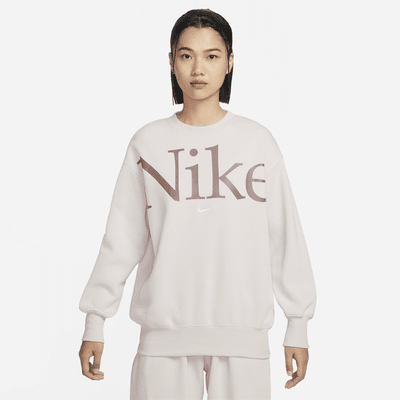 Nike Sportswear Phoenix Fleece Women's Oversized Crew-neck Logo 
