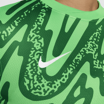 Replika dámského brankářského fotbalového dresu Nike Dri-FIT Nizozemsko (ženský tým) Stadium 2024/25