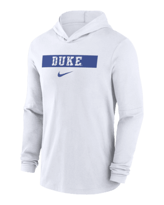 Мужские  Duke Blue Devils Sideline Nike Dri-FIT College Long-Sleeve Hooded Top