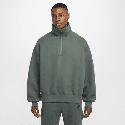 Haut en tissu Fleece à demi-zip Nike Tech pour homme