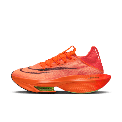 Nike Air Zoom Alphafly Next% ZoomX Women’s Running Shoes Sz 9.5 Bright Mango